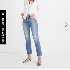 Madewell Perfect Vintage Jeans Ainsworth Wash Size 30